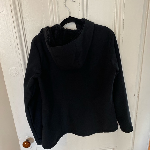 BLACK COLUMBIA LINED JACKET - Picture 2 of 3